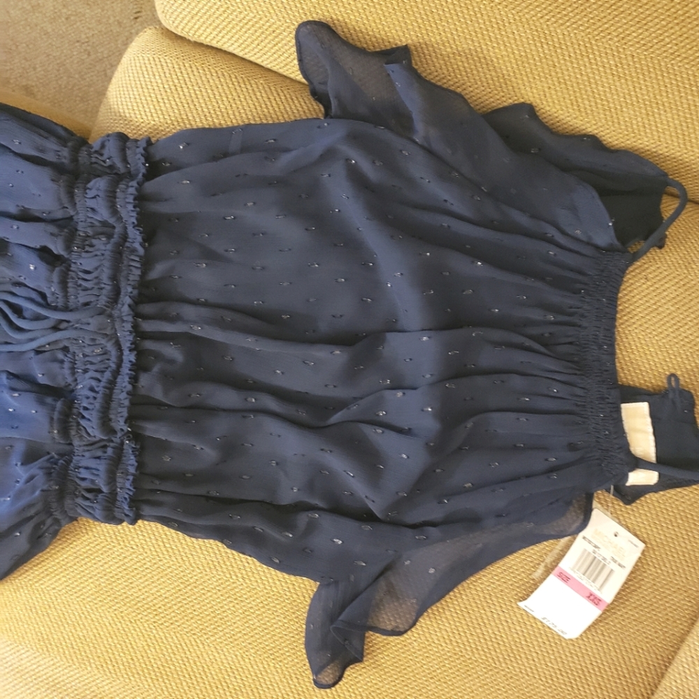 Michael Kors long dress, xxs, navy blue, New